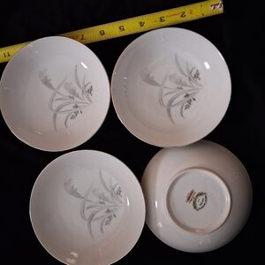 Wentworth Silver Wheat Desert Bowls Set
